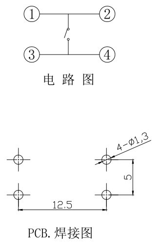 THBM03-A035NB-R-A 焊盘图