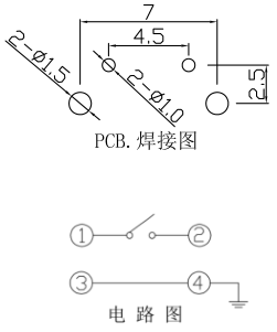 THBM03-A035NB-R-A 焊盘图